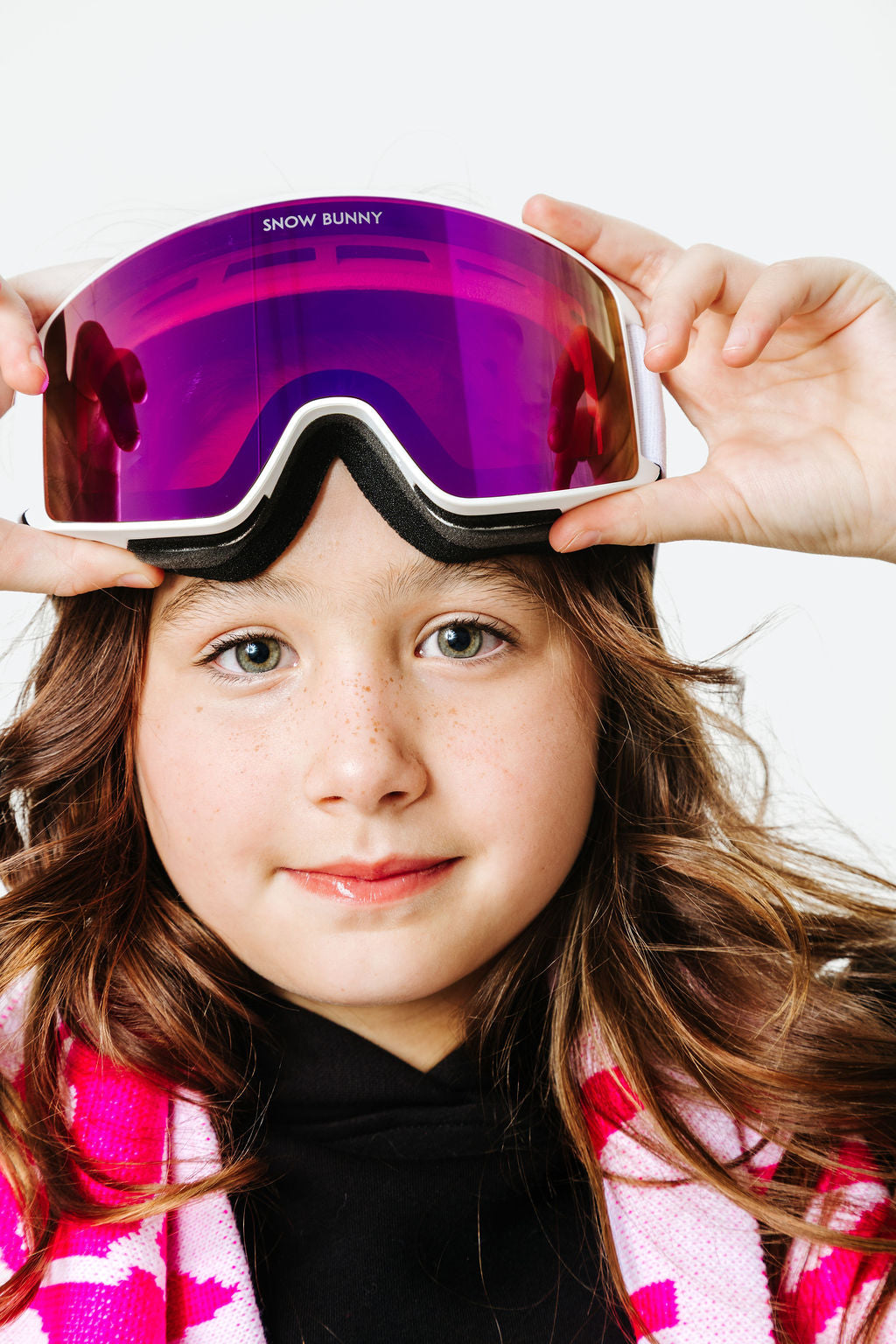 reben goggles Polarized Goggles with Snow Bunny Band