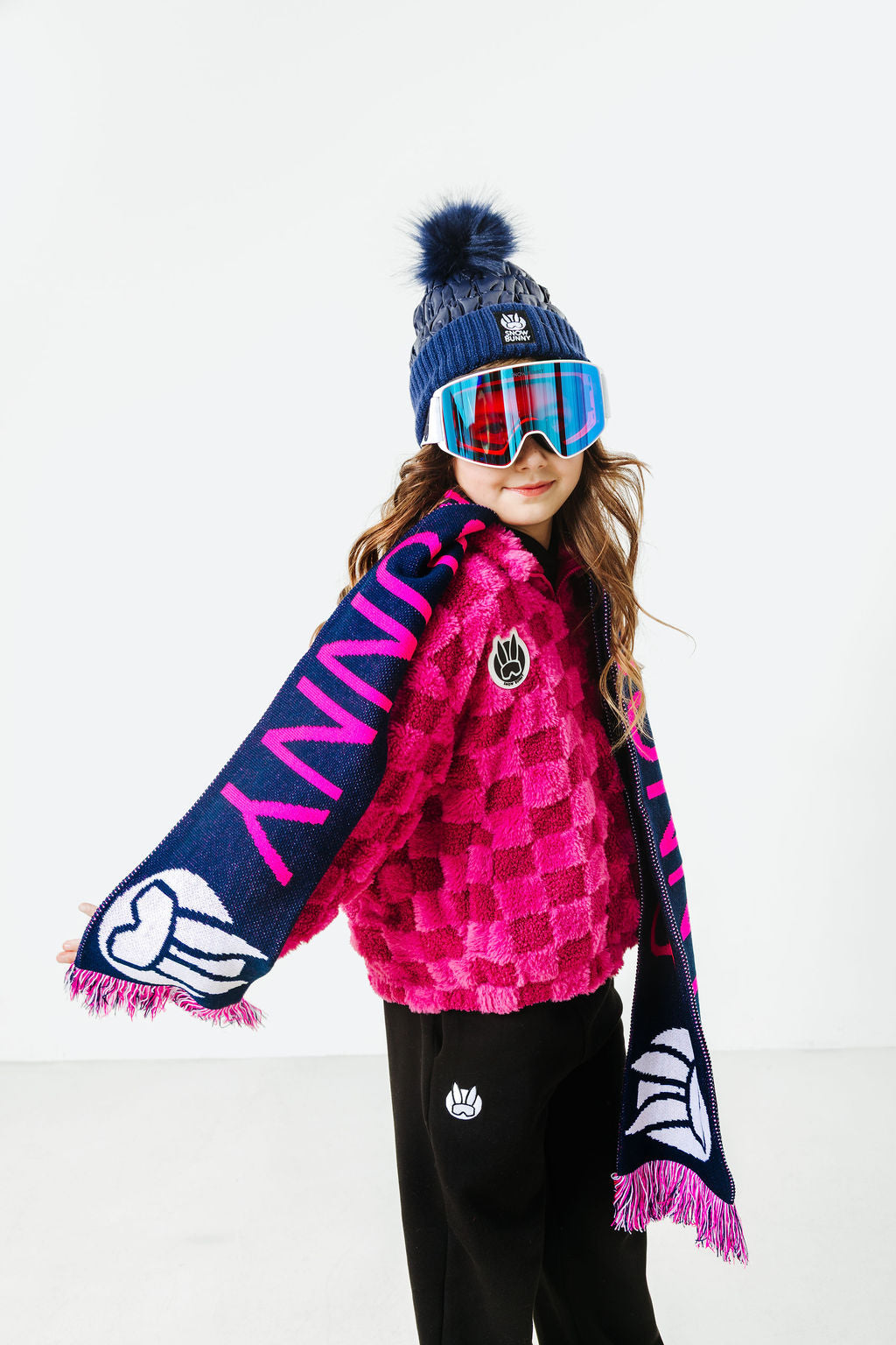 Kids Mogul Checkerboard Coat – SNOW BUNNY