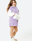 Kids Snowplow Fleece Hoodie Dress