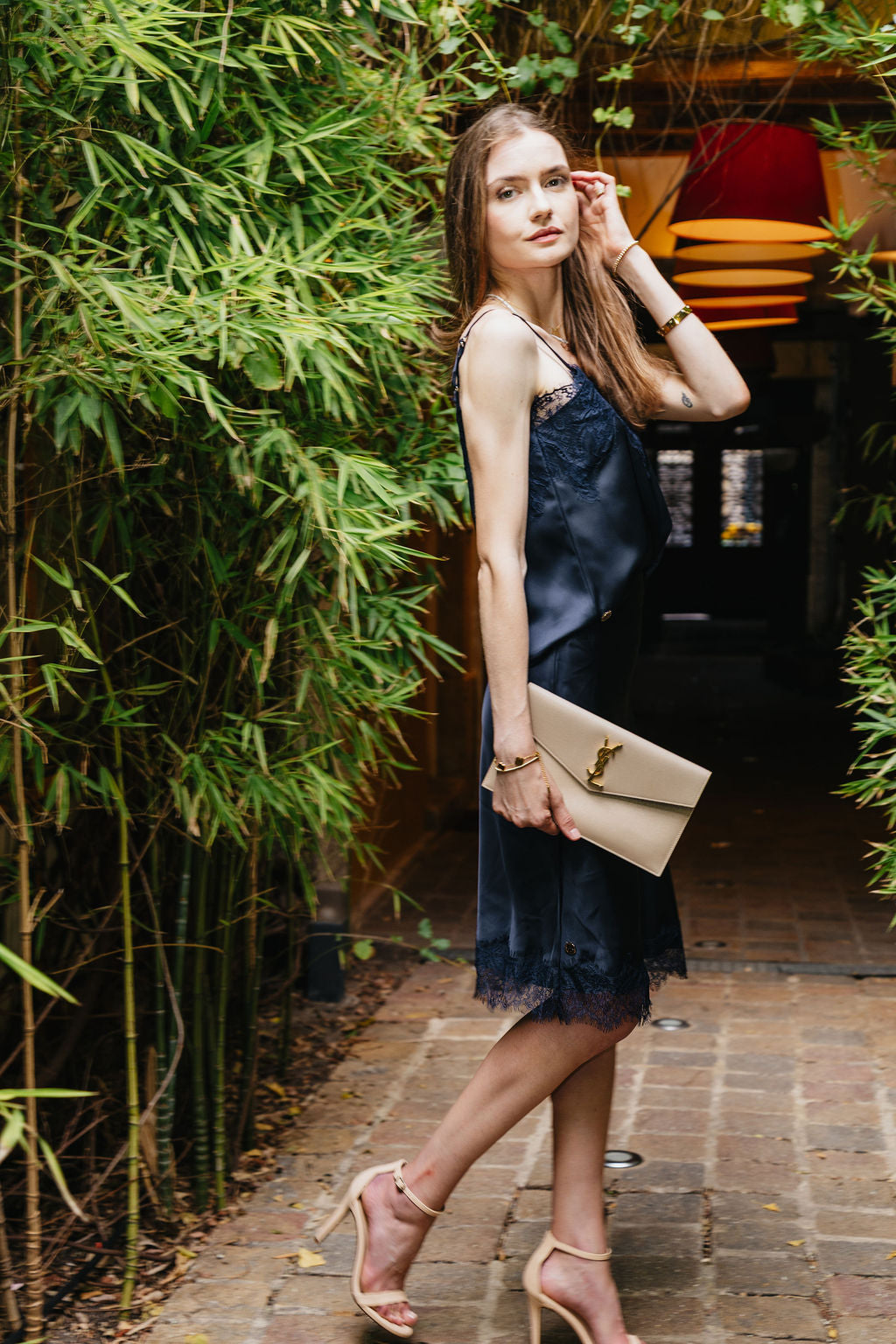 Camisole with Lace Trim