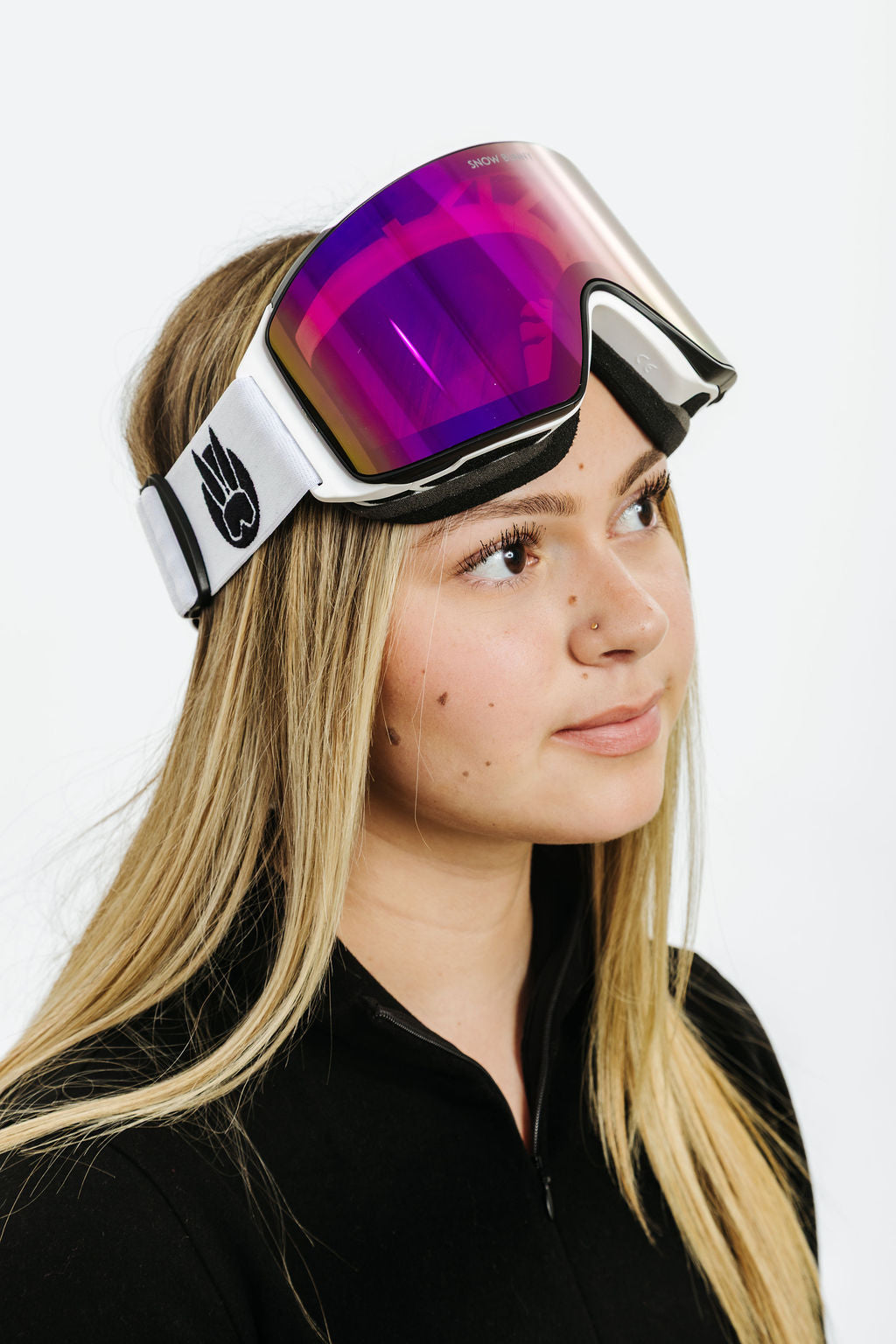 polarized ski goggles Polarized Goggles with Snow Bunny Band