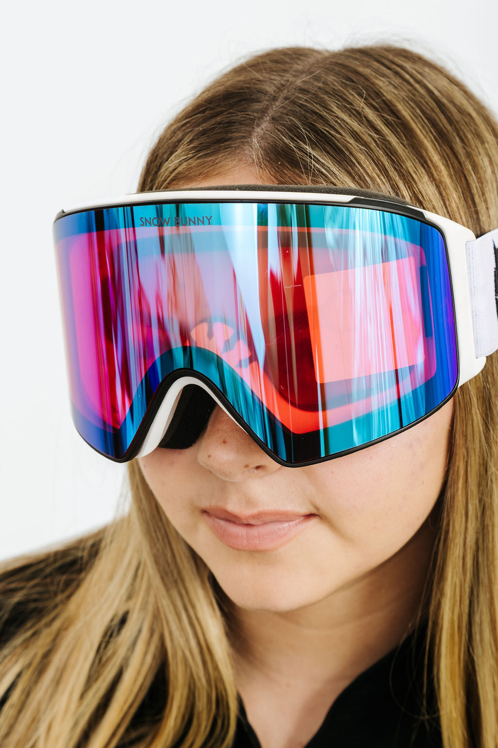 Polarized Goggles with Snow Bunny Band