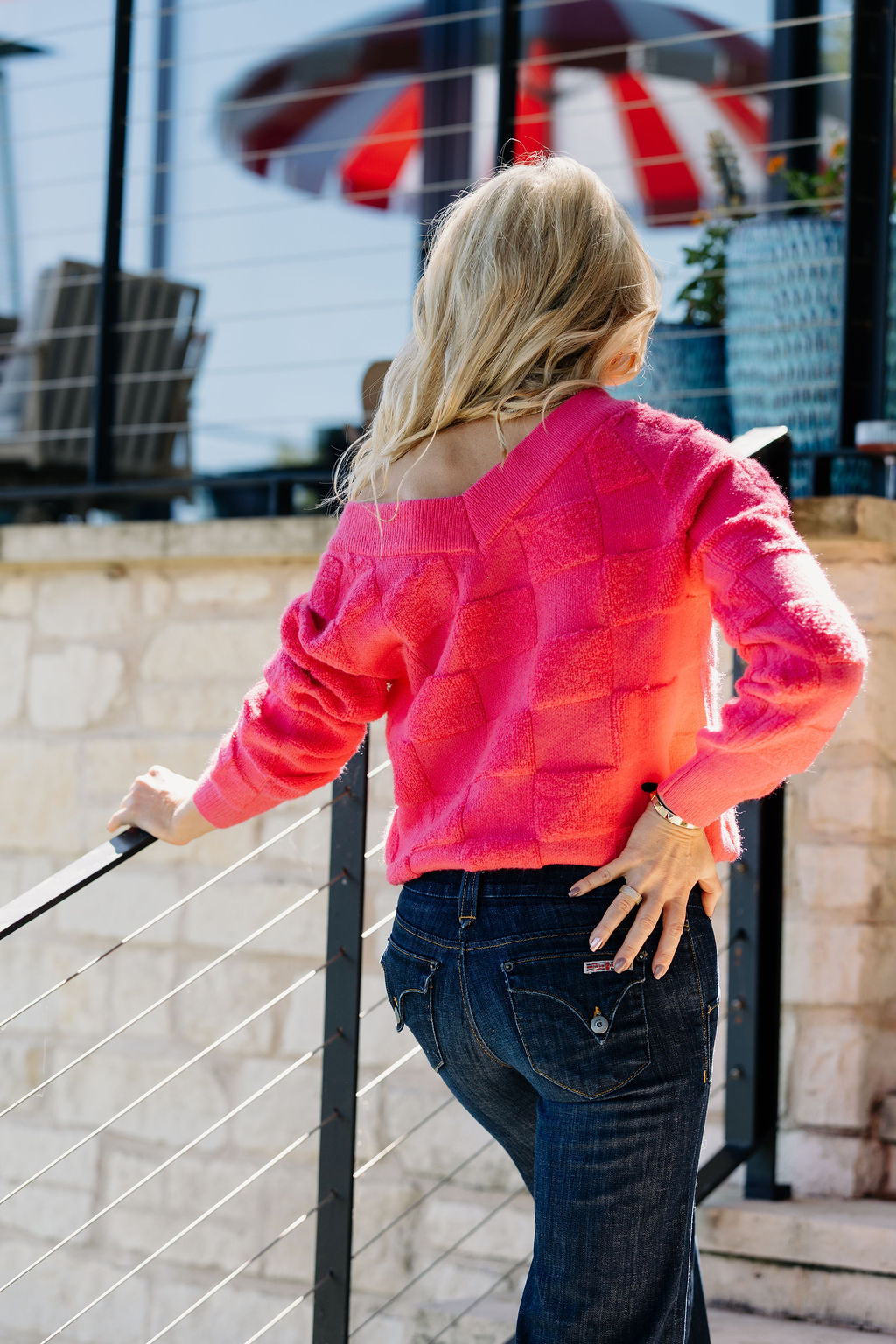 Mogul Checkerboard Sweater