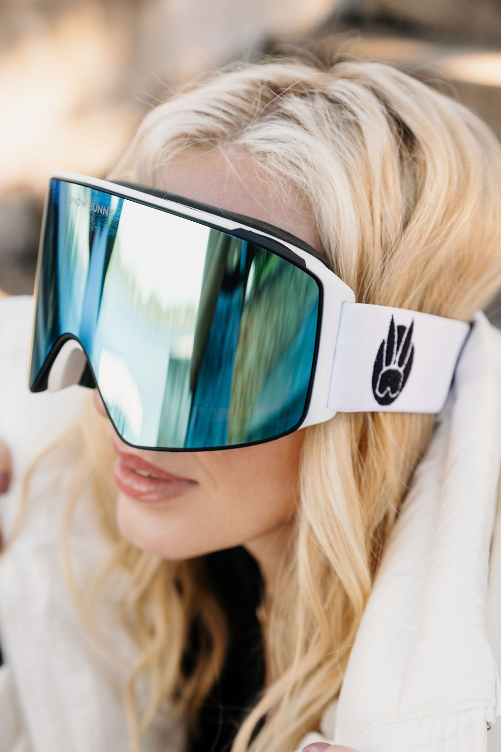 Polarized Goggles with Snow Bunny Band - 3 Revo Lenses