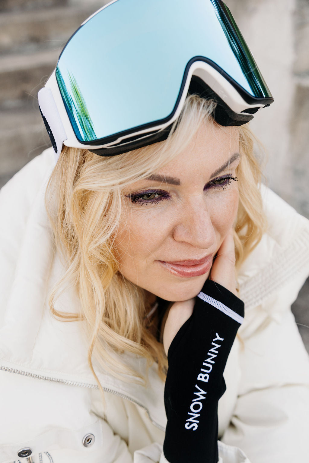 Polarized Goggles with Snow Bunny Band - 3 Revo Lenses