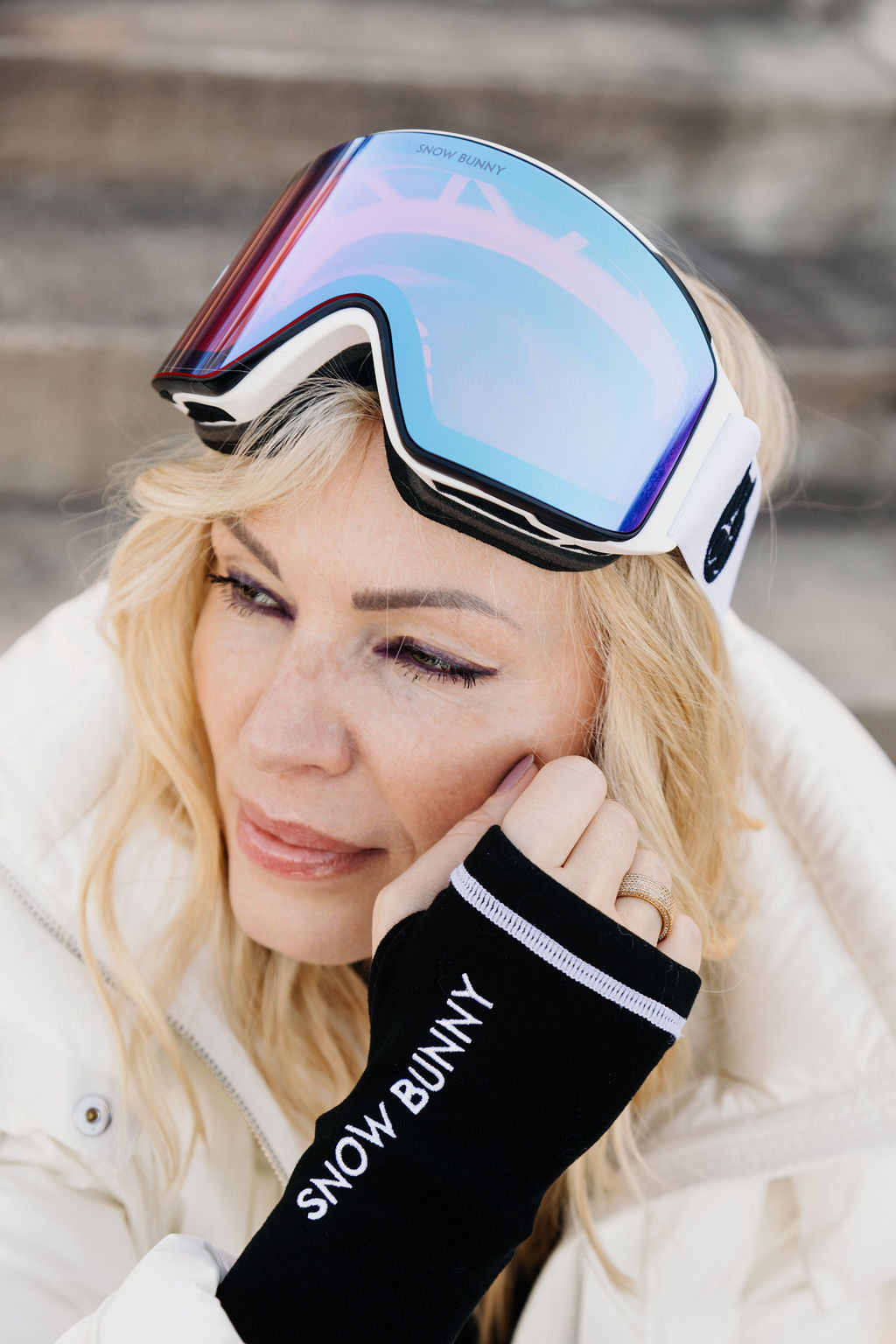 Polarized Goggles with Snow Bunny Band - 3 Revo Lenses