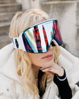 Polarized Goggles with Snow Bunny Band - 3 Revo Lenses