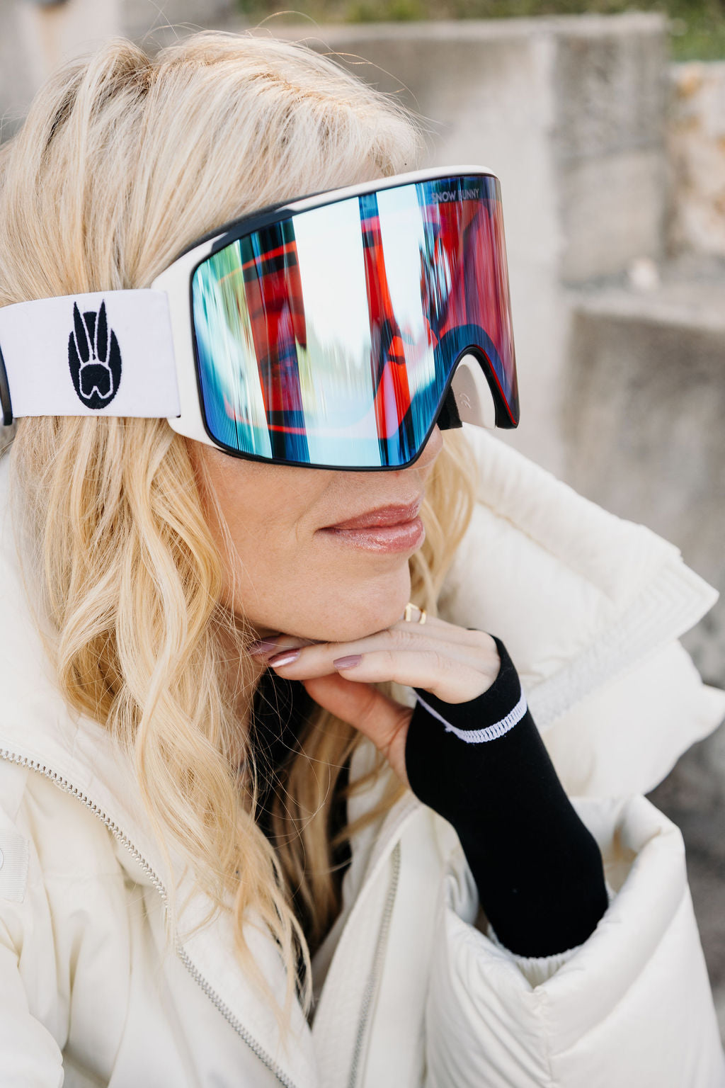 Polarized Goggles with Snow Bunny Band - 3 Revo Lenses