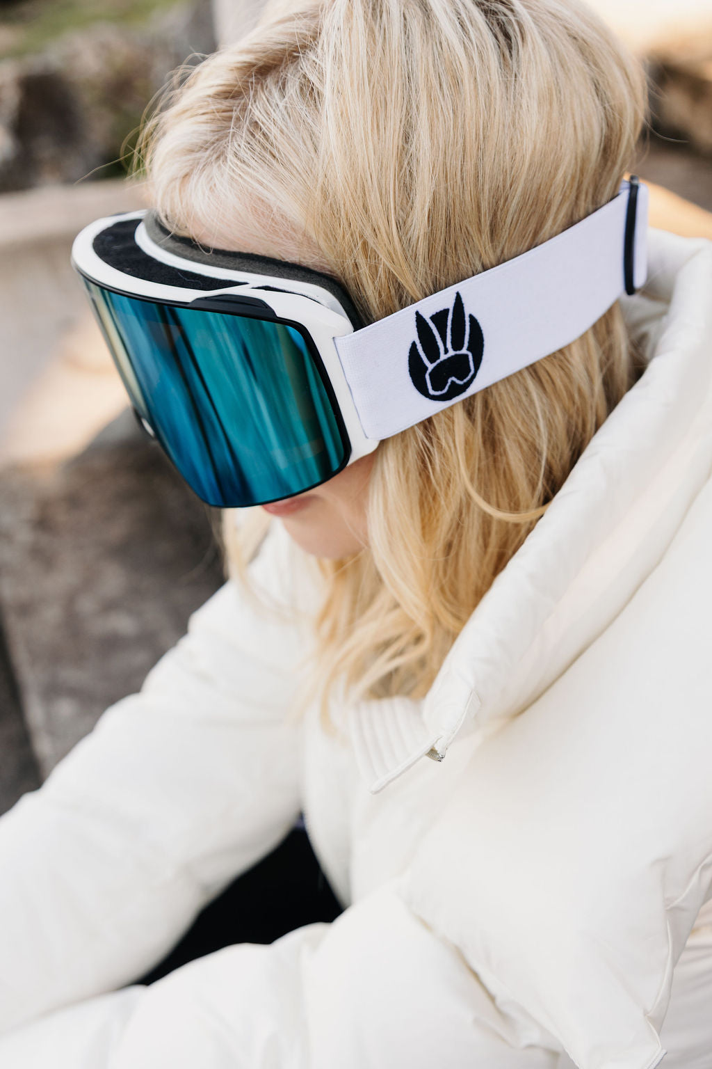 Polarized Goggles with Snow Bunny Band - 3 Revo Lenses