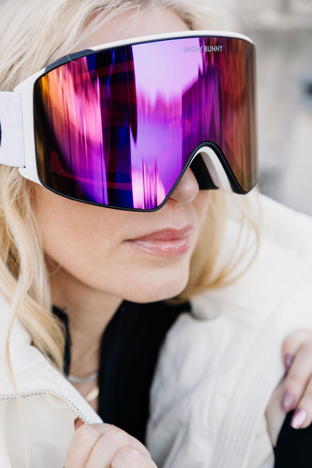Polarized Goggles with Snow Bunny Band - 3 Revo Lenses