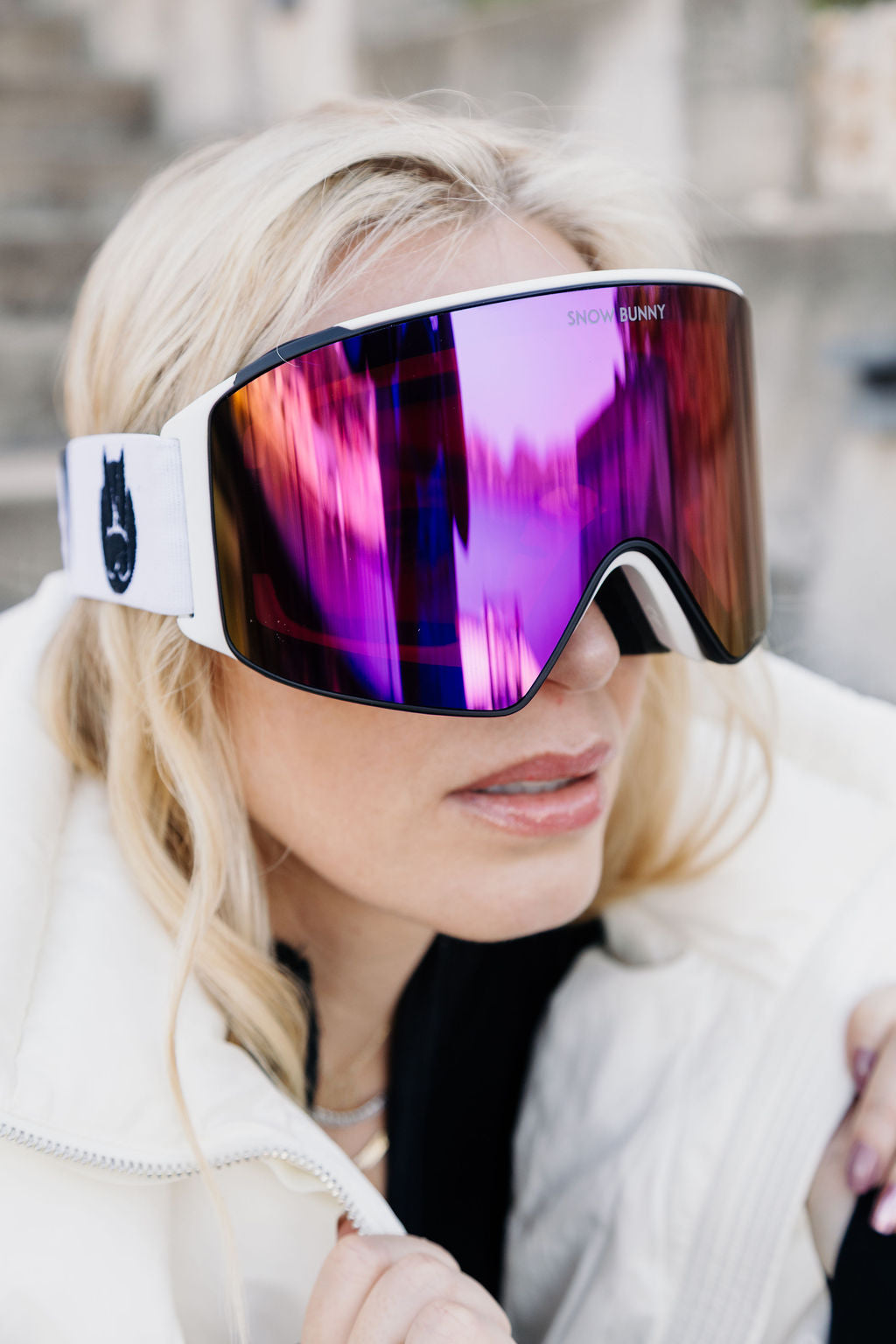 Polarized Goggles with Snow Bunny Band - 3 Revo Lenses