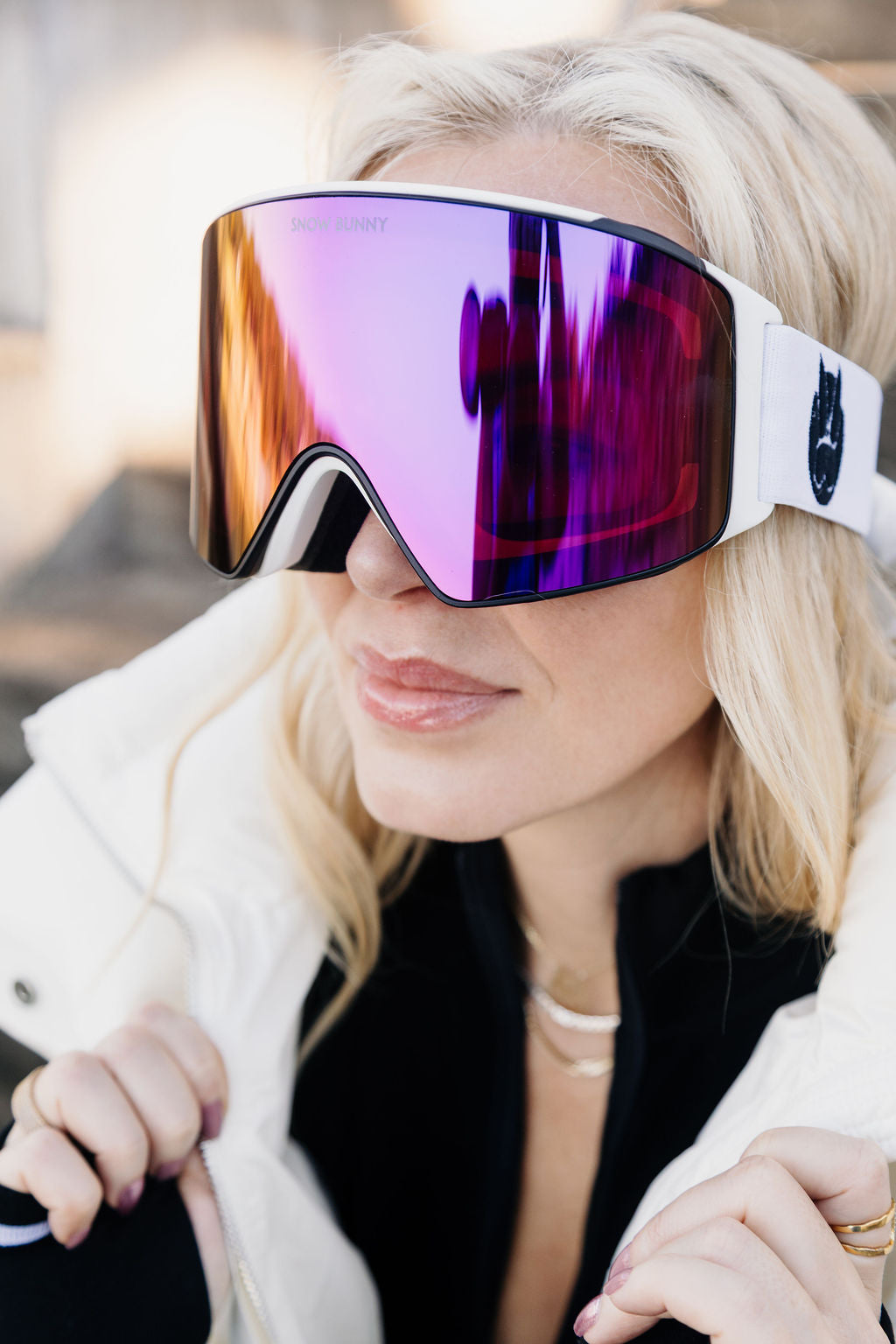 Polarized Goggles with Snow Bunny Band - 3 Revo Lenses