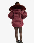 Vail Puffer Down Insolated Jacket w/Fox Fur Hood