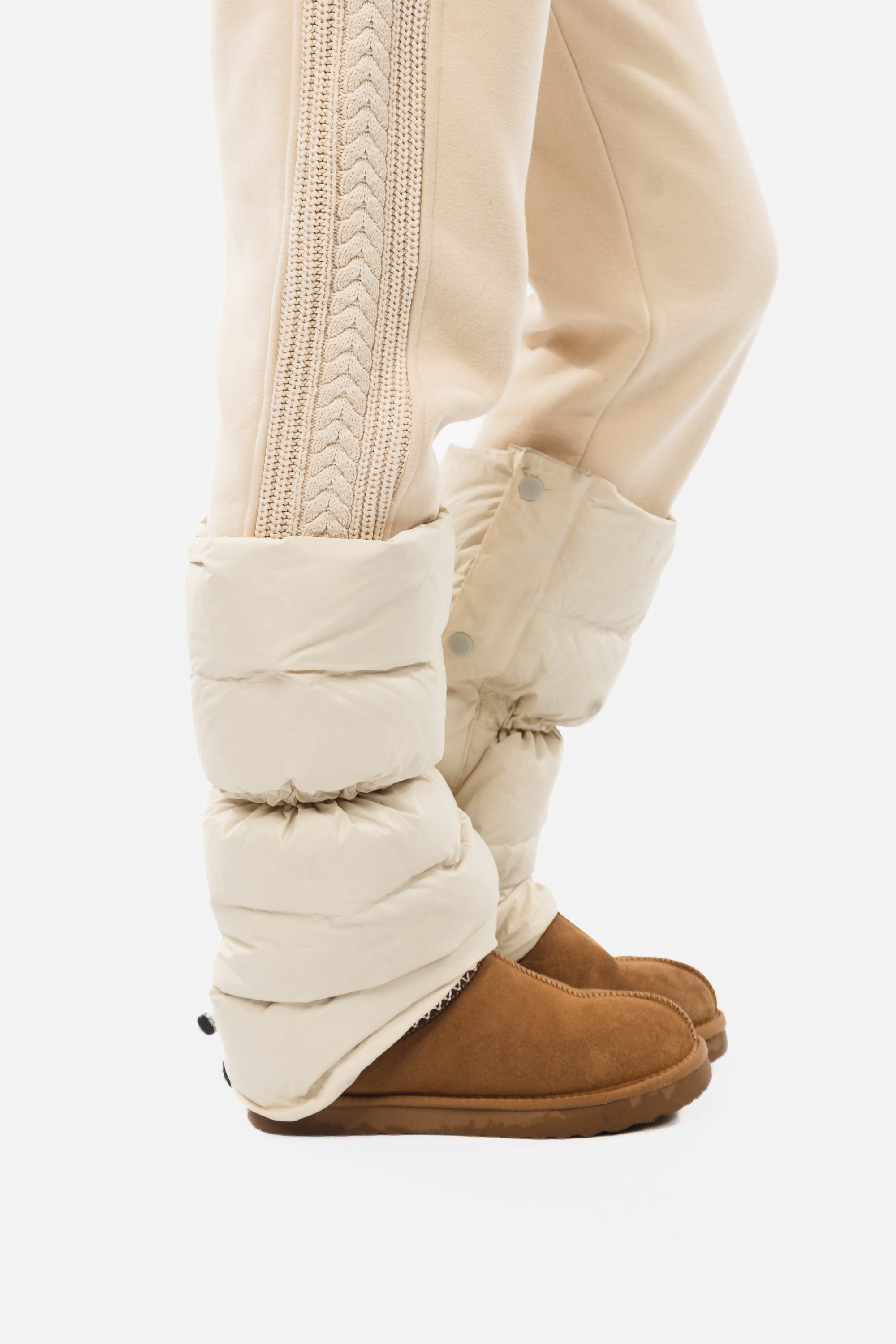 Down Filled Leg Warmers
