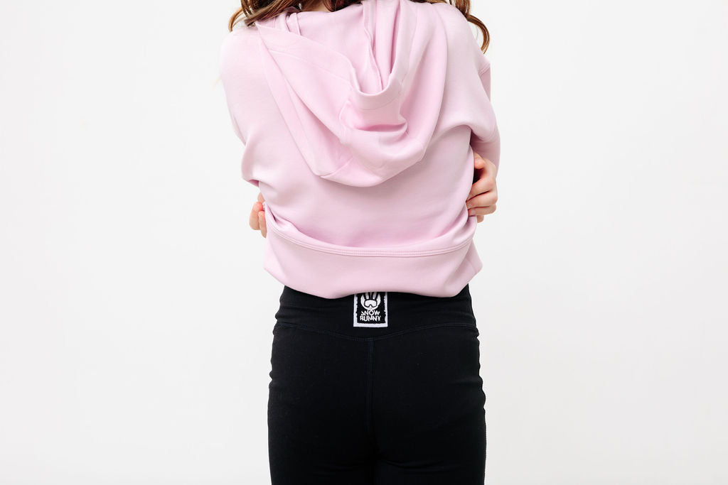 Snowshoe Kids Hoodie with Keyhole