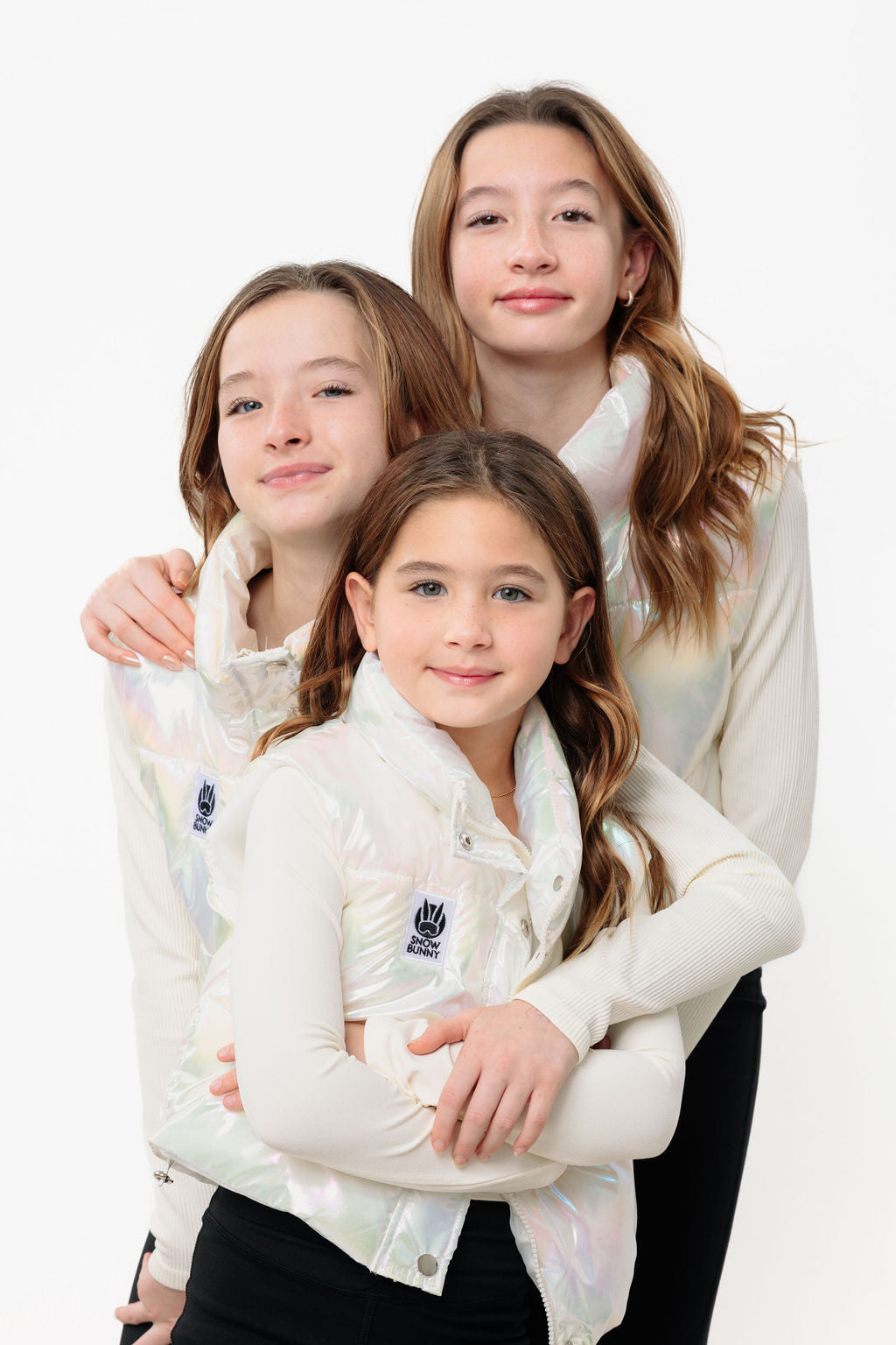 Pow Kids Cropped Puffer Vest