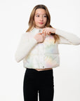 Pow Kids Cropped Puffer Vest
