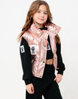 Pow Kids Cropped Puffer Vest