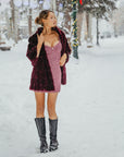 Rosy Tweed Mini