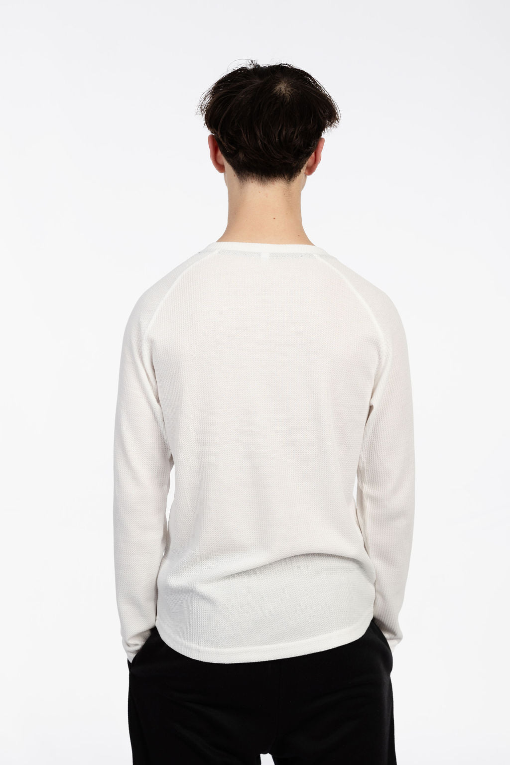 Powder Waffle Knit Henley