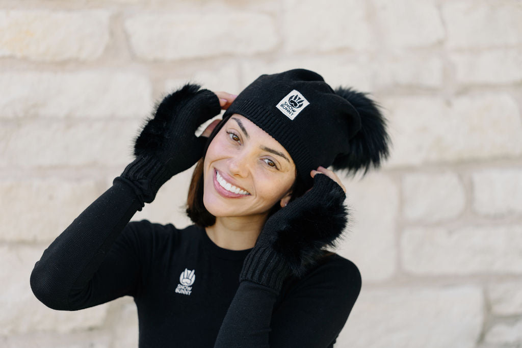 Buttermilk Furry Gloves Cream
