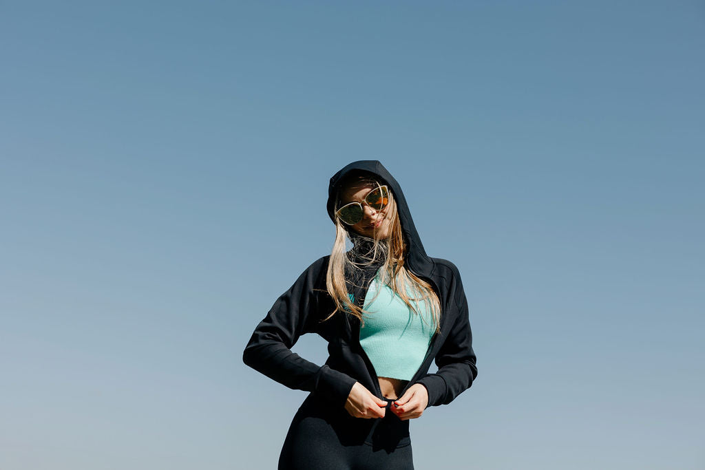 Lake Louise Crop Hoodie