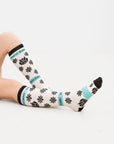 Medium Mint Kids Ski Socks
