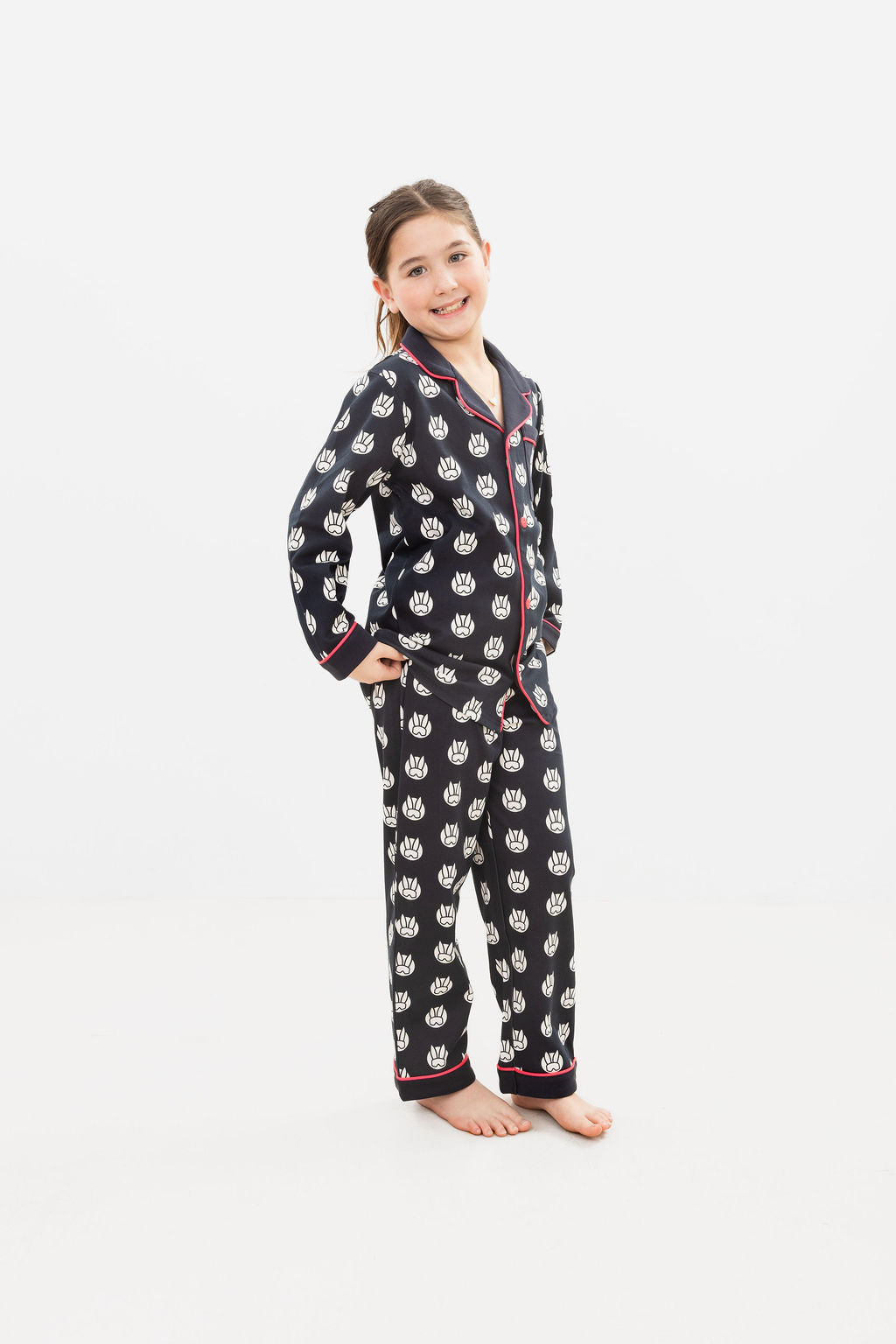 Snow Bunny Organic Cotton Pajamas - Kids