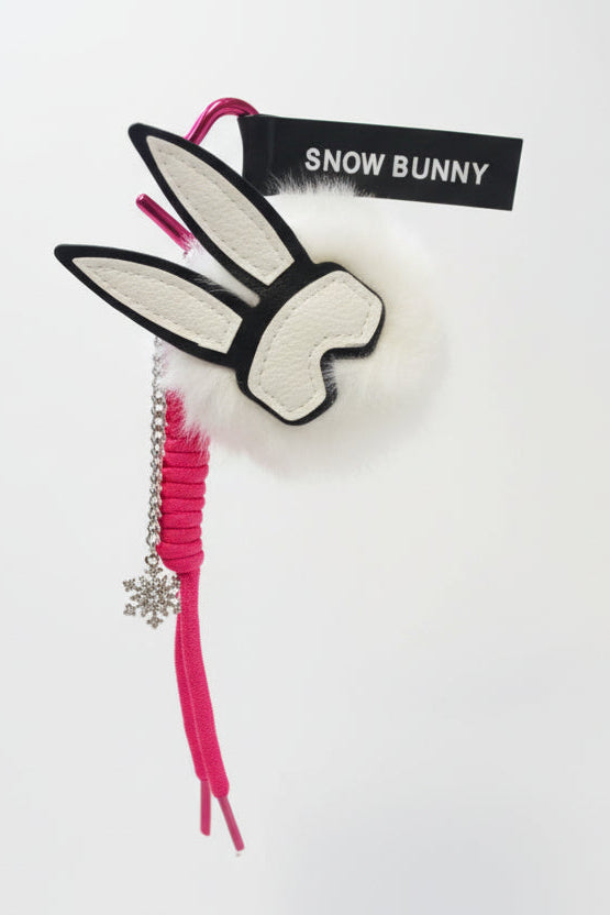 Lucky Rabbit Fur Purse Charm